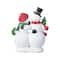 Glitzhome® 10.25" Christmas Resin Snowman Family Table Decor